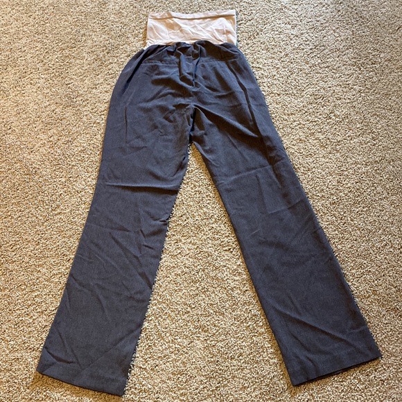 Gray maternity dress pants - Picture 3 of 5